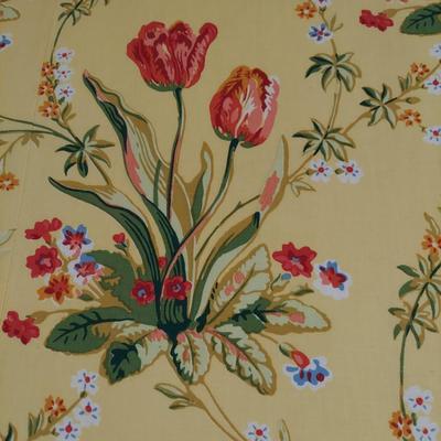 Floral Curtains w/ Cornices (LR-BBL)