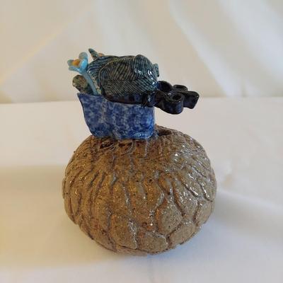 Two Ceramic Figures (LR-BBL)