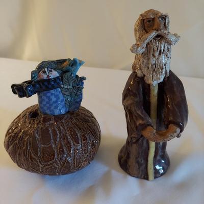 Two Ceramic Figures (LR-BBL)