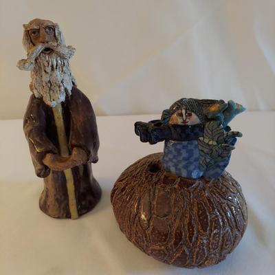 Two Ceramic Figures (LR-BBL)