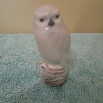 Royal Copenhagen Snowy Owl Figurine