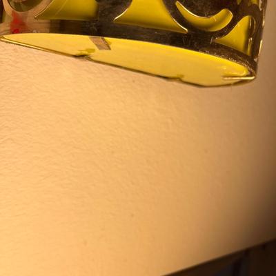 2 MCM Metal & Pottery Wall Pockets