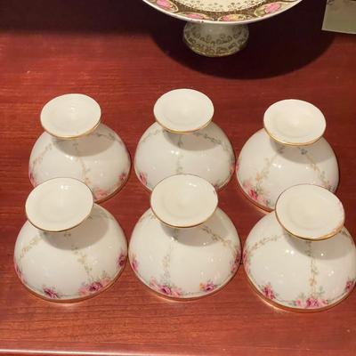 Fine Bone China Coups & Footed Plate (K-SS)