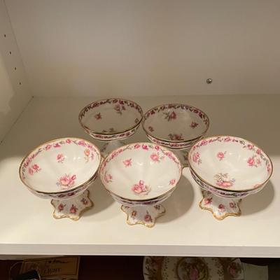 Fine Bone China Coups & Footed Plate (K-SS)