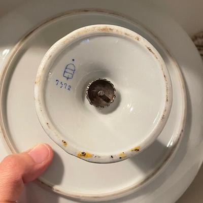 Fine Bone China Coups & Footed Plate (K-SS)