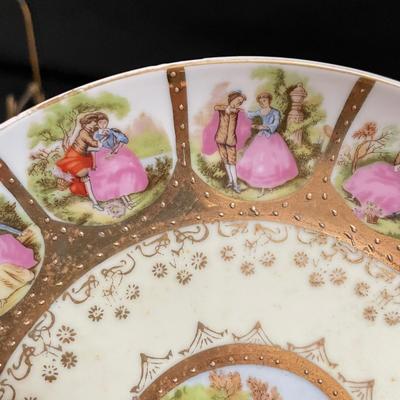 Fine Bone China Coups & Footed Plate (K-SS)