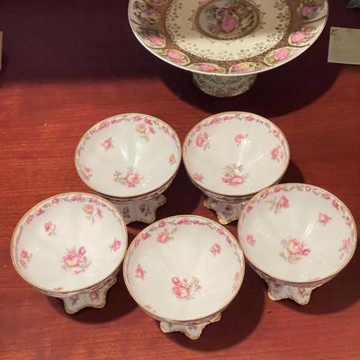 Fine Bone China Coups & Footed Plate (K-SS)
