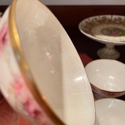 Fine Bone China Coups & Footed Plate (K-SS)