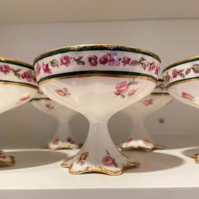 Fine Bone China Coups & Footed Plate (K-SS)