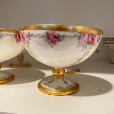 Fine Bone China Coups & Footed Plate (K-SS)