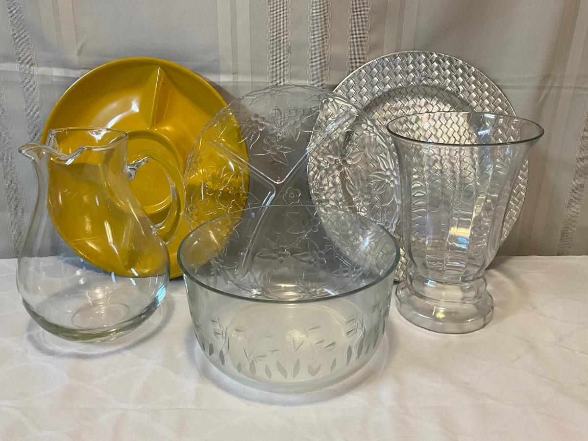 Larger glassware items