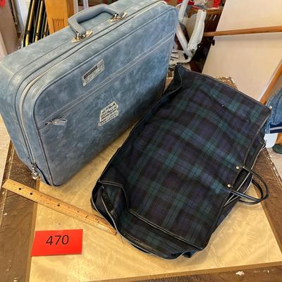 2 suit cases