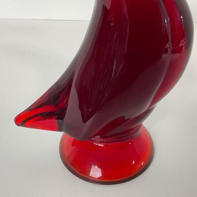 -42- VIKING | Mid Century Epic Ruby Red Duck | Curved Neck