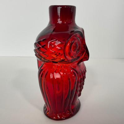 -59- VIKING | Ruby Red Owl Decanter