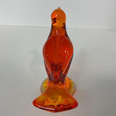 -69- VIKING | Mid Century Orange Amberina Love Bird