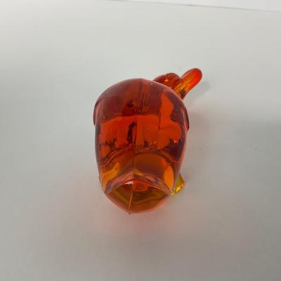 -70- VIKING | Orange Amberina Epic Fighting Duck | Head Down