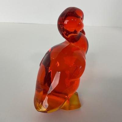 -71- VIKING | Orange Amberina Epic Fighting Duck | Head Up