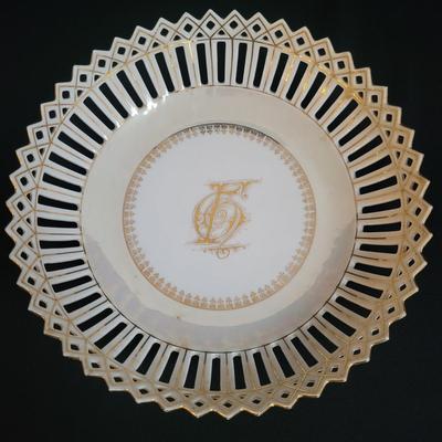 Porcelain Lattice Bowl and Plates (K-DW)