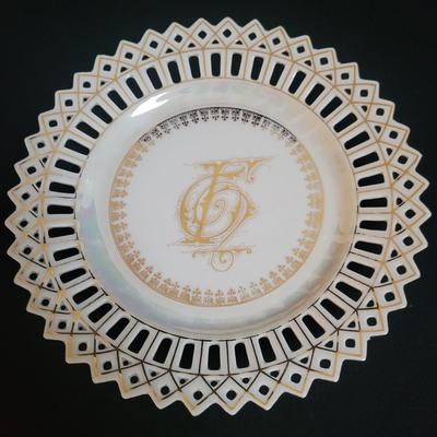 Porcelain Lattice Bowl and Plates (K-DW)