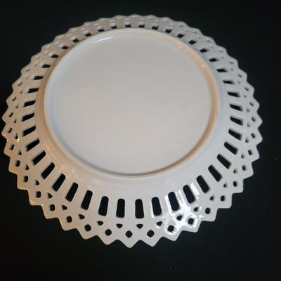 Porcelain Lattice Bowl and Plates (K-DW)