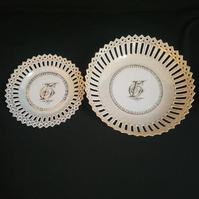 Porcelain Lattice Bowl and Plates (K-DW)