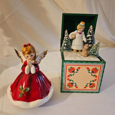 Collection of Christmas Music Boxes  (L-JS)