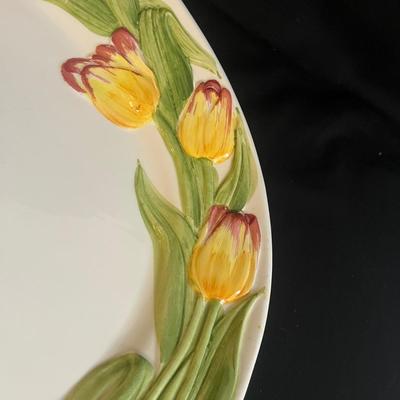 Williams Sonoma Italian Floral Platter (K-MG)