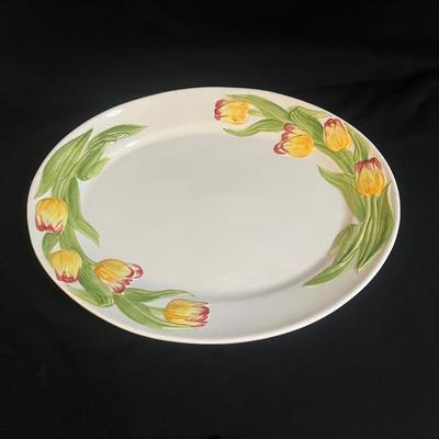 Williams Sonoma Italian Floral Platter (K-MG)