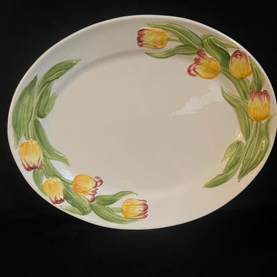 Williams Sonoma Italian Floral Platter (K-MG)