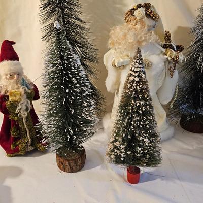 Decorative Santas & Trees  (L-JS)