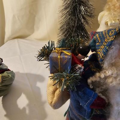 Decorative Santas & Trees  (L-JS)