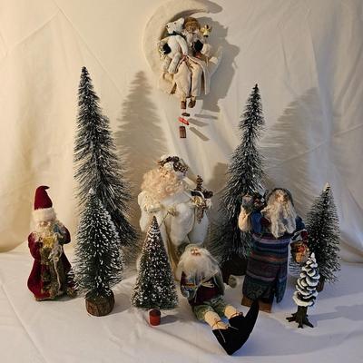 Decorative Santas & Trees  (L-JS)