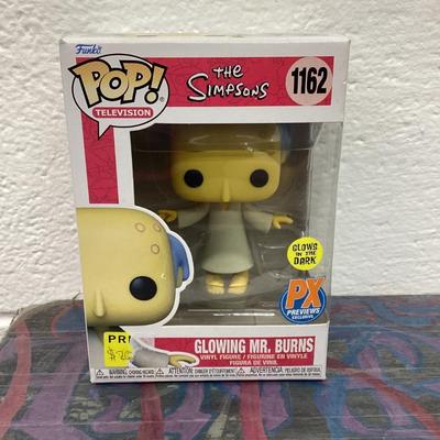 Funko pops The Simpsons 1162 Glowing Mr. burns
