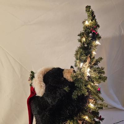 Bear Climbing Tree & Assorted Light Strings  (L-JS)