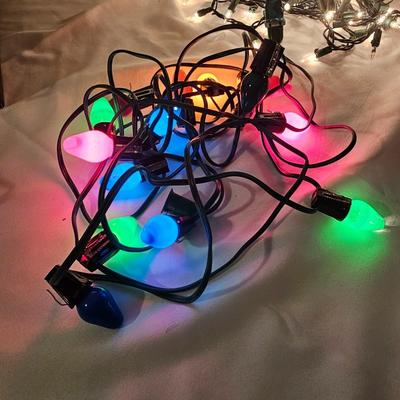 Bear Climbing Tree & Assorted Light Strings  (L-JS)