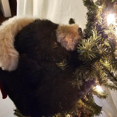 Bear Climbing Tree & Assorted Light Strings  (L-JS)