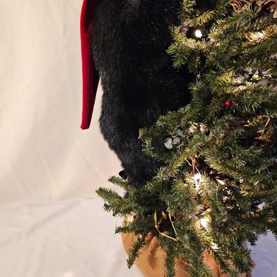 Bear Climbing Tree & Assorted Light Strings  (L-JS)