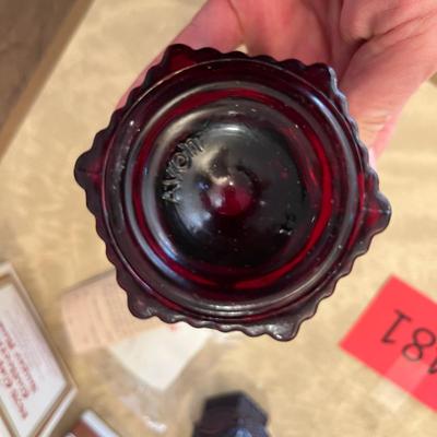 Avon Cape Cod items in boxes