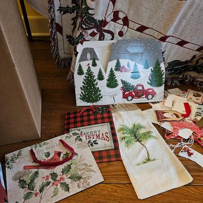 Christmas Decor, Ribbons, Bags & Tags  (L-JS)