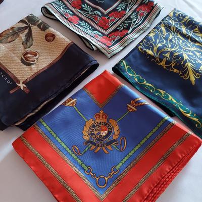 Polo Ralph Lauren and More Square Silk Scarves (UB3-BBL)