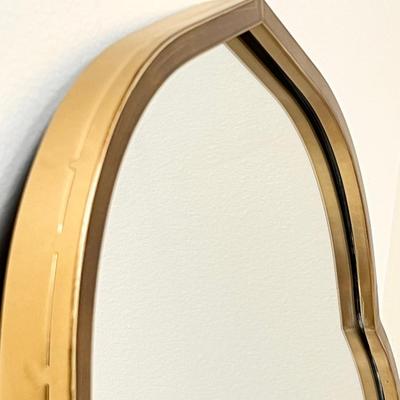 WEST MIRRORS ~ Marco Gold ~ Moroccan Arch Metal Decorative Wall Mirror