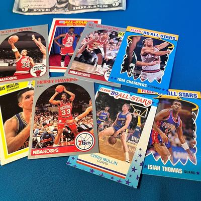 GROUP OF 10 BASKETBALL CARDS from 1989-90- VARIOUS PLAYERS