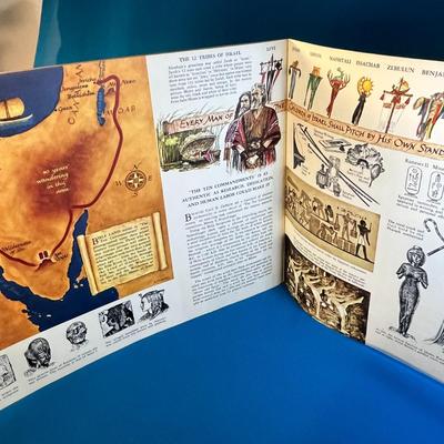 "THE TEN COMMANDMENTS" MOVIE PROMOTIONAL BOOKLET FULL COLOR