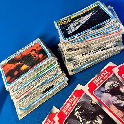 OVER 150 STAR WARS COLLECTIBLE CARDS