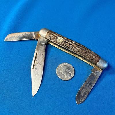 VINTAGE SOLINGEN 3-BLADE POCKET KNIFE