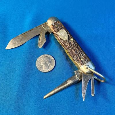 VINTAGE B.S.A. ULSTER 4-BLADE POCKET KNIFE 