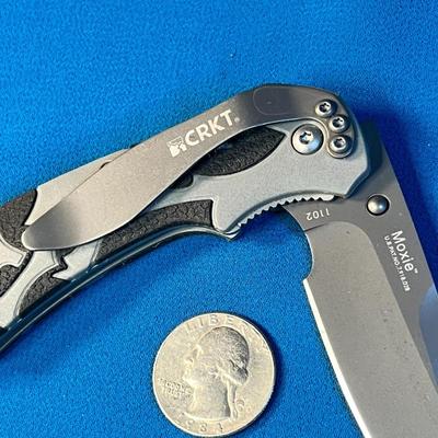 CRKT MOXIE 1102 POCKET KNIFE w/ 3" BLADE EXTRA NICE CONDITION