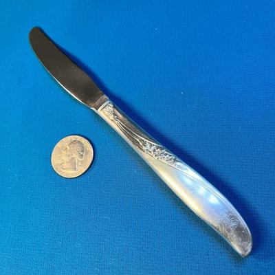 VINTAGE SILVER PLATED SMALL SERVING KNIFE