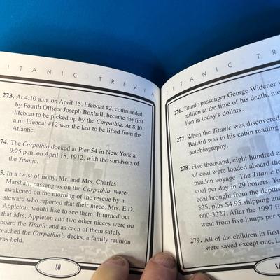 "TITANIC TRIVIA" BOOK by DAVID DOWNS & KEN BECK