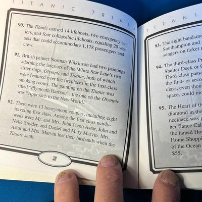 "TITANIC TRIVIA" BOOK by DAVID DOWNS & KEN BECK
